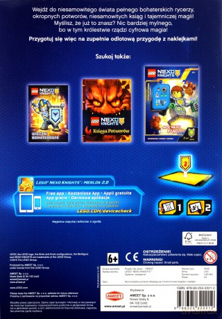 LEGO Nexo Knights Zadanie naklejanie! [KSIĄŻKA]