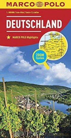 Mapa ZOOM System Germany 1:800 000