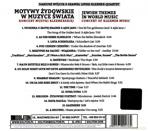 Motywy żydowskie w muzyce świata [CD]