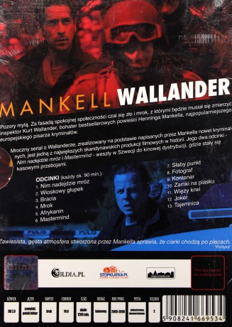 Wallander sezon 1 odcinki 1-13 [BOX] [5DVD]