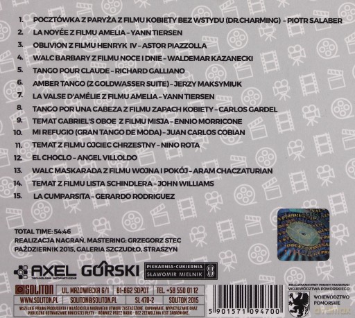 Najpiękniejsza Muzyka Filmowa [CD]