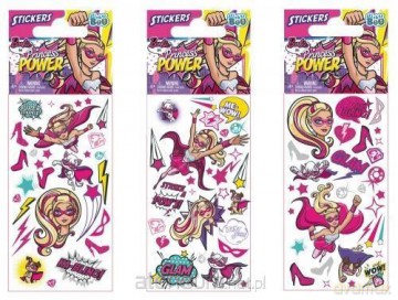 Naklejki Sticker BOO silver Barbie Power