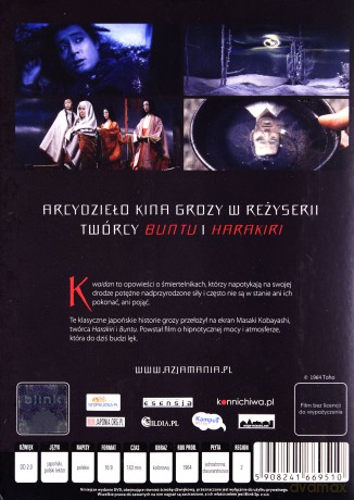 Kwaidan: opowieści niesamowite [DVD]