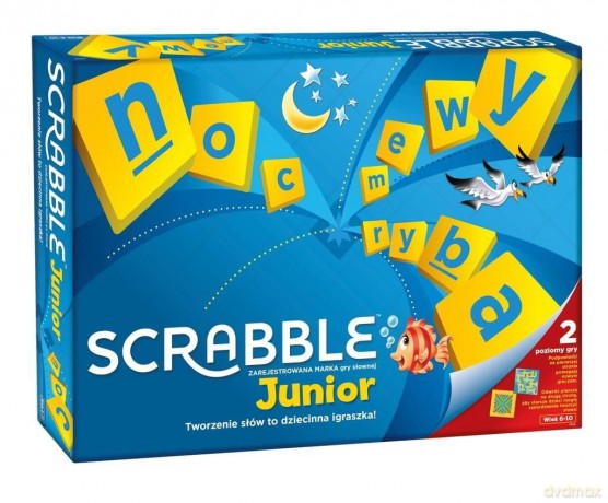 SCRABBLE Gra Scrabble Junior Y9735 [GRA PLANSZOWA]