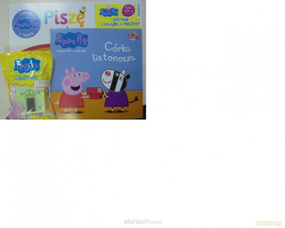 Świnka Peppa zestaw 2 + domek [KSIĄŻKA]