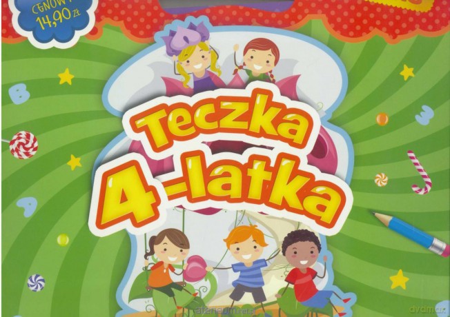 Teczka 4-latka. Zestaw edukacyjny dla przedszkolaka [KSIĄŻKA]