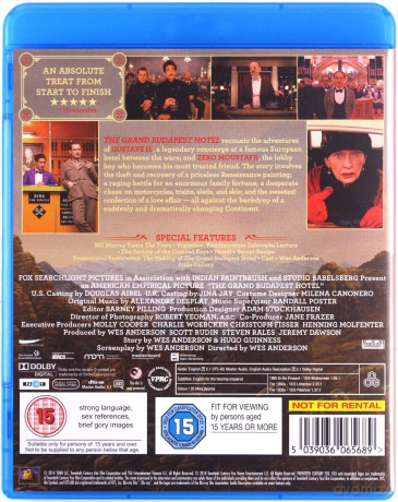 Grand Budapest Hotel [Blu-Ray]