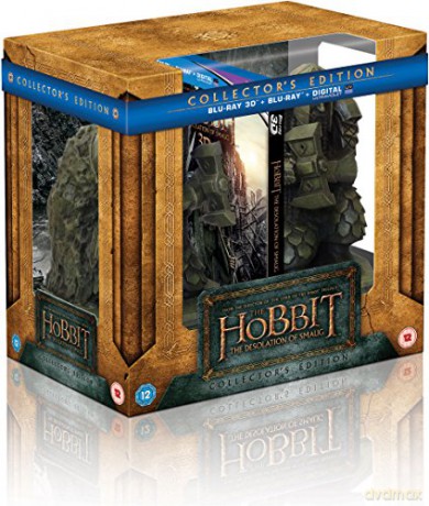 The Hobbit: The Desolation of Smaug (Bookend Edition) (Hobbit: Pustkowie Smauga) [BOX] [2xBlu-ray 3D]+[2xBlu-ray]