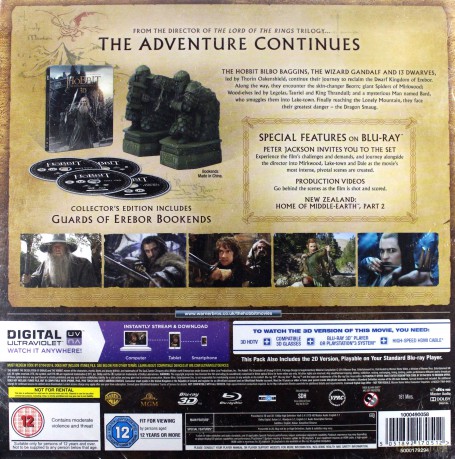 The Hobbit: The Desolation of Smaug (Bookend Edition) (Hobbit: Pustkowie Smauga) [BOX] [2xBlu-ray 3D]+[2xBlu-ray]