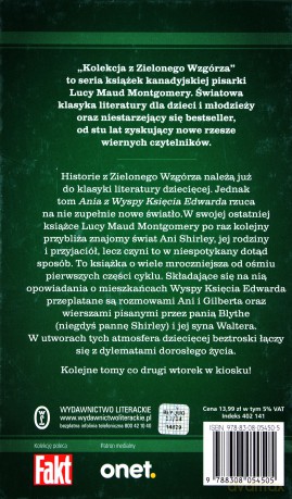 Ania z Wyspy Księcia Edwarda - Lucy Maud Montgomery (twarda) [KSIĄŻKA]