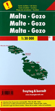 Malta Gozo mapa 1:30 000