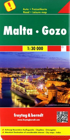 Malta Gozo mapa 1:30 000