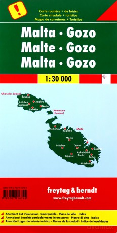 Malta Gozo mapa 1:30 000