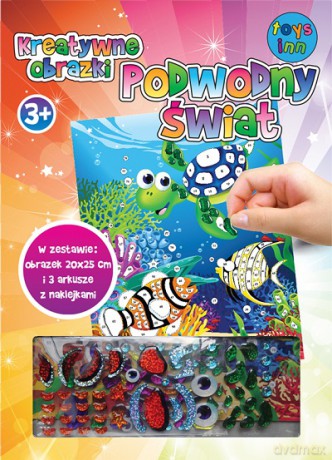 Obrazki kreatywne podwodny świat