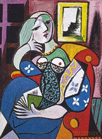 PIATNIK 1000 el. Picasso. Kobieta z książką [PUZZLE]