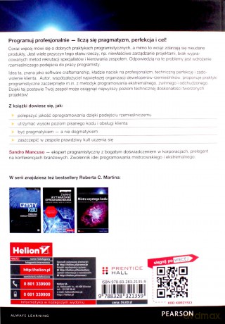 Programista rzemieślnik. Profesjonalizm, pragmatyzm, duma - Sandro Mancuso [KSIĄŻKA]