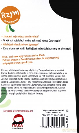 Rzym dla pielgrzyma. Pascal lajt 2016 [KSIĄŻKA]
