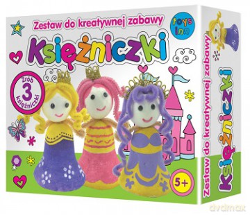 Zestaw kreatywny księżniczki piankowe