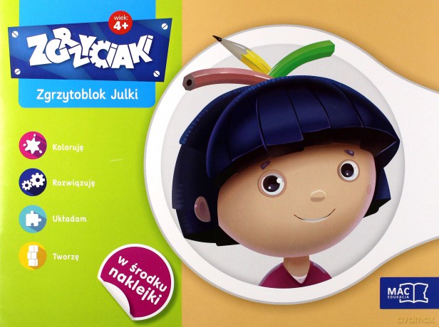 Zgrzytoblok julki zgrzyciaki 4+ [KSIĄŻKA]