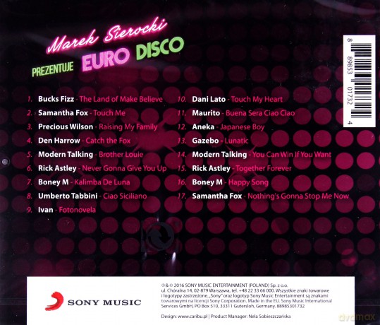 Marek Sierocki Prezentuje: Euro Disco [CD]