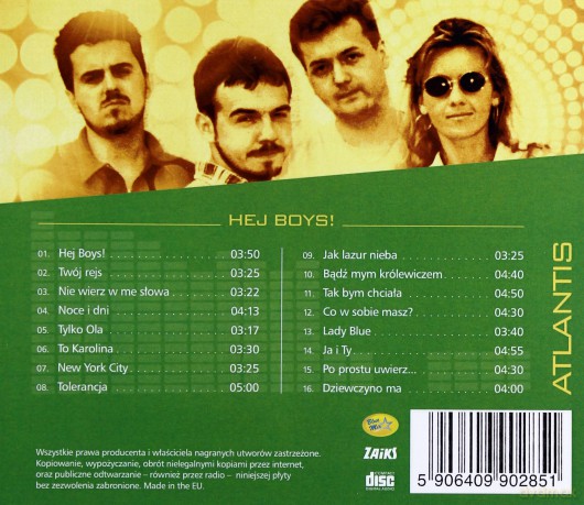 Atlantis: Złota kolekcja Disco Polo - Hej boys! [CD]