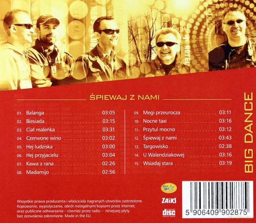 Big Dance: Złota kolekcja Disco Polo - Śpiewaj z nami [CD]