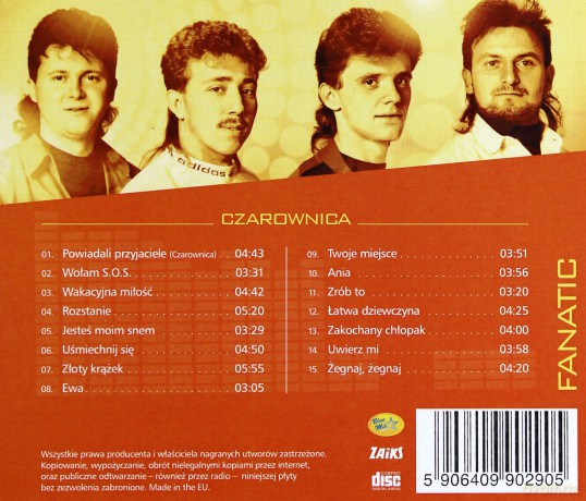 Fanatic: Złota kolekcja Disco Polo - Czarownica [CD]