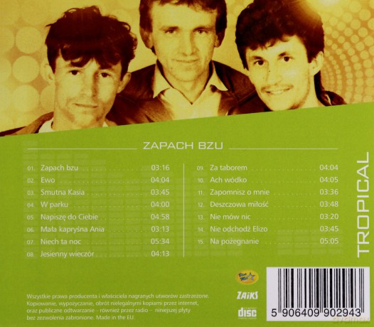 Tropical: Złota kolekcja Disco Polo - Zapach bzu [CD]
