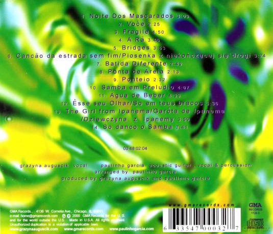 Grażyna Auguścik & Paulinho Garcia: Fragile [CD]