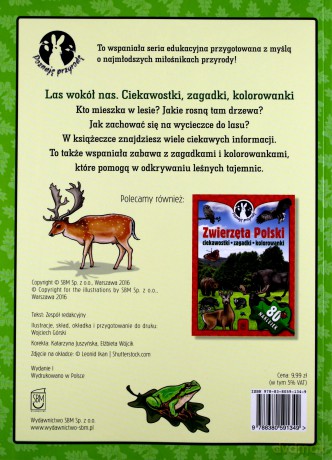 Poznaję przyrodę. Las wokół nas. Ciekawostki, zagadki, kolorowanki [KSIĄŻKA]