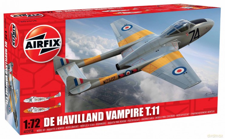 AIRFIX De Havilland Vampire T.11