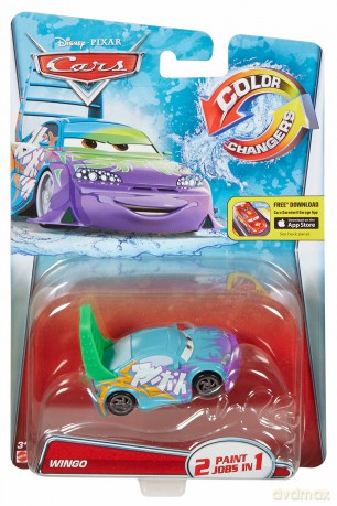 CARS Samochód zmieniający kolor, Wingo [FIGURKA]