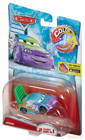 CARS Samochód zmieniający kolor, Wingo [FIGURKA]
