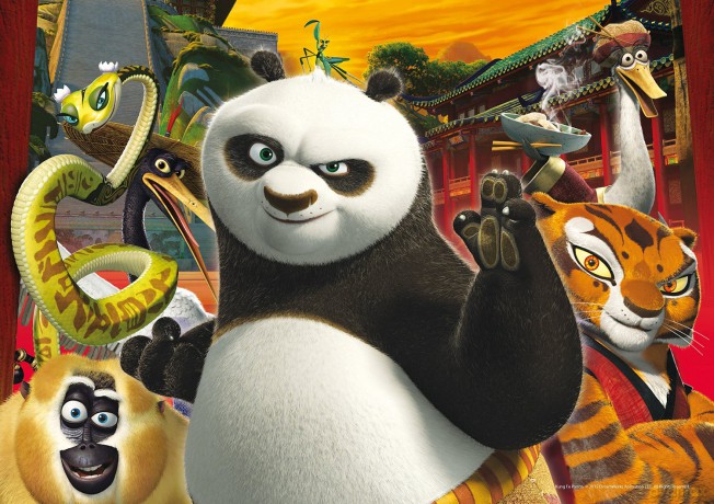 CLEMENTONI 60 el. Kung Fu Panda [PUZZLE]