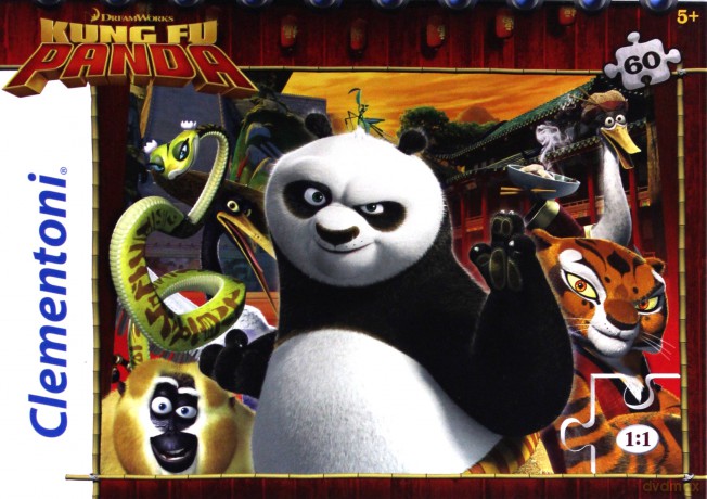 CLEMENTONI 60 el. Kung Fu Panda [PUZZLE]