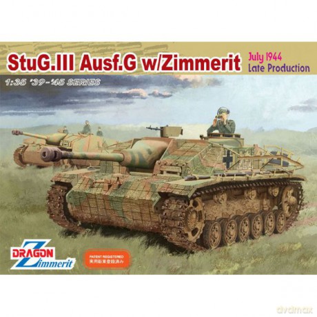 DRAGON Strug.III Ausf. G Late wzimmerit