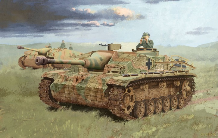 DRAGON Strug.III Ausf. G Late wzimmerit