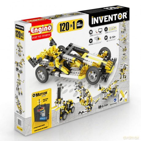 ENGINO Inventor 120 models motorized set [KLOCKI]