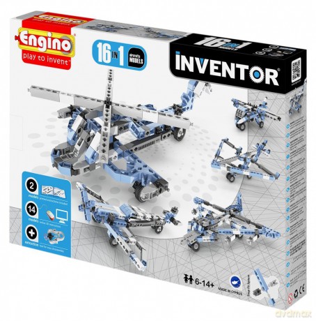 ENGINO Inventor 16 models aircrafts [KLOCKI]