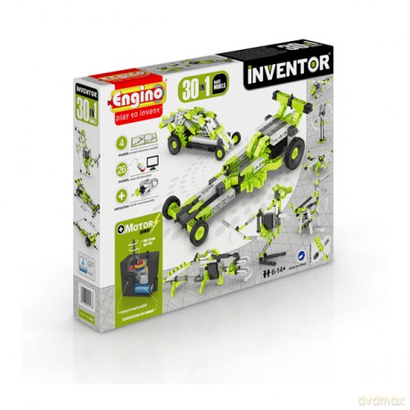 ENGINO Inventor 30 models motorized set [KLOCKI]