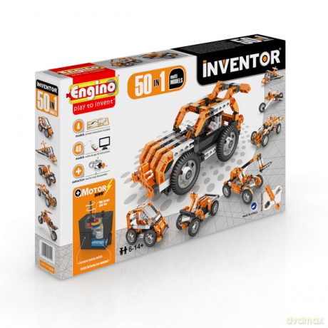 ENGINO Inventor 50 models motorized set [KLOCKI]