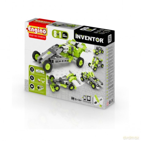 ENGINO Inventor 8 models cars [KLOCKI]