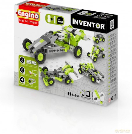 ENGINO Inventor 8 models cars [KLOCKI]