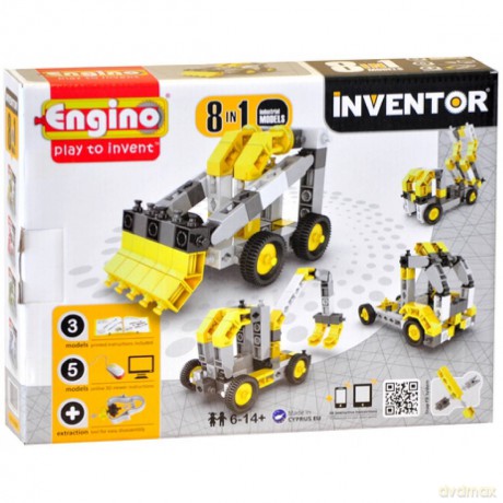 ENGINO Inventor 8 models industrial [KLOCKI]
