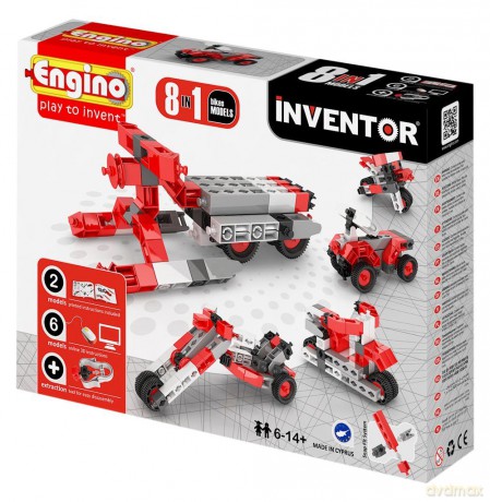 ENGINO Inventor 8 models motorbikes [KLOCKI]