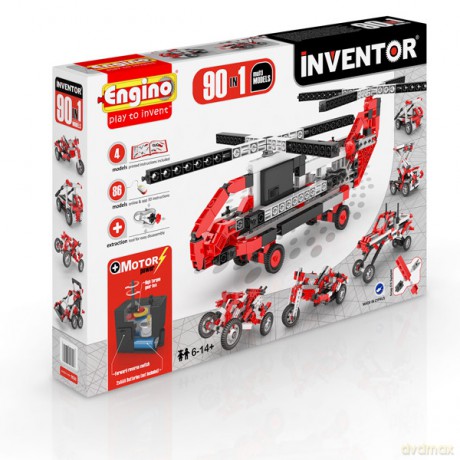 ENGINO Inventor 90 models motorized set [KLOCKI]
