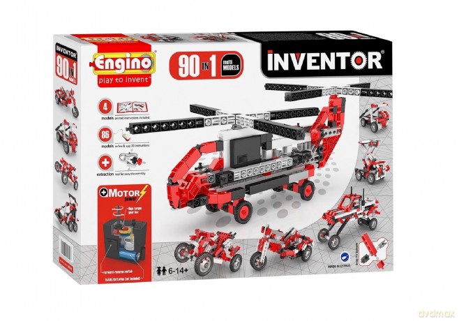 ENGINO Inventor 90 models motorized set [KLOCKI]