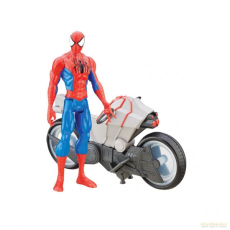 HASBRO Spiderman Ścigacz Blast & Go, Spider [FIGURKA]
