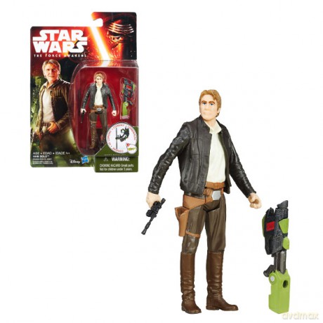 HASBRO Star Wars E7 Figurki, Han Solo (Gwiezdne Wojny) [FIGURKA]