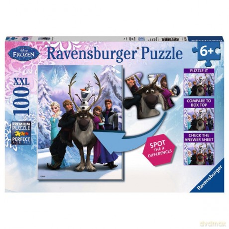 RAVENSBURGER 100 el. Frozen difference [PUZZLE]